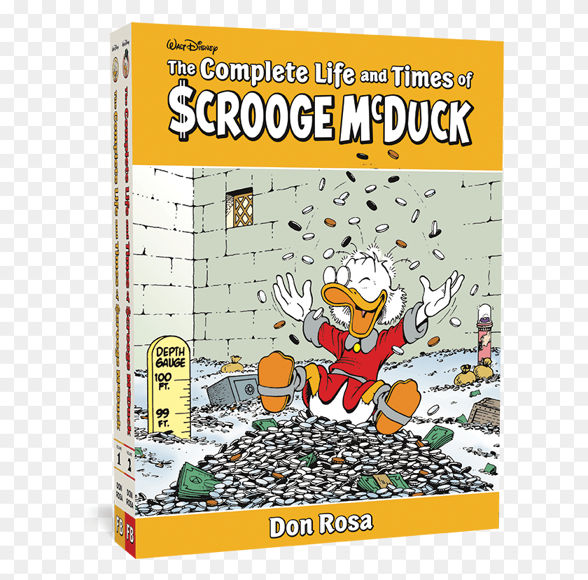 601x769 The Complete Life And Times Of Scrooge Mcduck Complete Life And Times Of Scrooge Mcduck, Book, Comics, Poster HD PNG Download