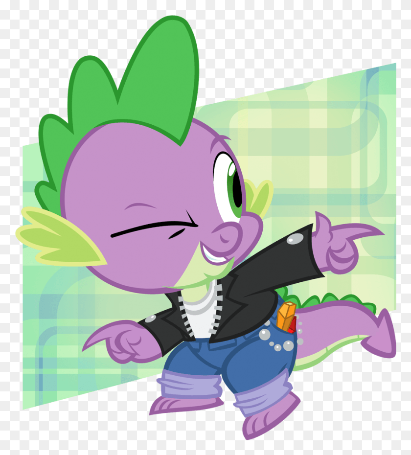 891x994 The Coolest Dragon In Town My Little Pony Spike Cool, Graphics, Doodle HD PNG Download