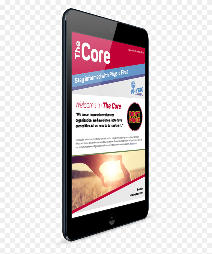 438x943 The Core 03 Ipad 800px Smartphone, Mobile Phone, Phone, Electronics HD PNG Download