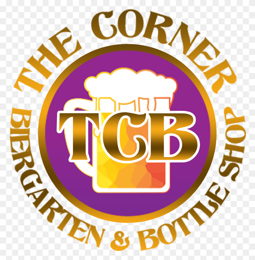 1703x1735 The Corner Biergarten Logo Graphic Design, Symbol, Trademark, Text HD PNG Download