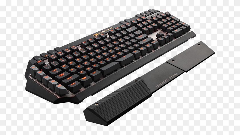 671x413 The Cougar 700k Is A Premium Aluminium Mechanical Keyboard Keyboard With Extra Keys, Computer Keyboard, Computer Hardware, Hardware HD PNG Download