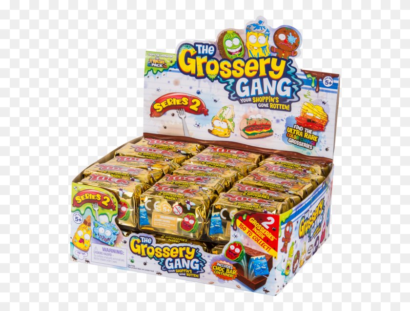 557x578 Descargar Png The Crossery Gang S2 Surprise Pack Yucky Bar Grossery Gangs Serie, Dulces, Alimentos, Confitería Hd Png