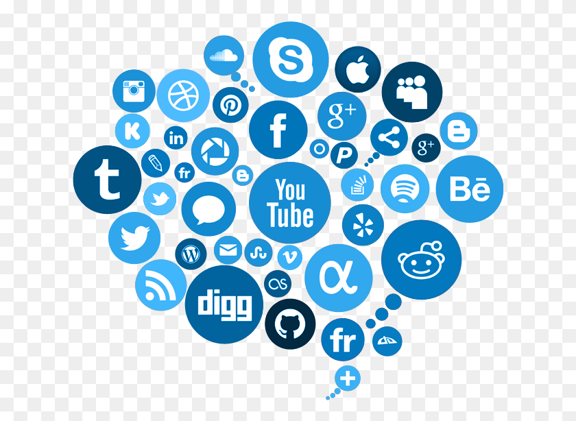 629x554 The Cure For Social Media Fatigue Transparent Background Social Medias Logos, Text, Number, Symbol HD PNG Download