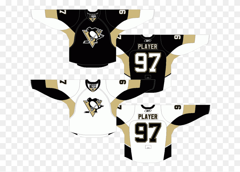 634x541 The Current Penguins Jerseys Are Good But They39re Pittsburgh Penguins Jersey Concept, Clothing, Apparel, Shirt HD PNG Download