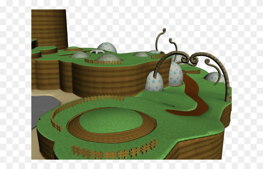 640x480 The Cutting Room Floor Super Mario Galaxy Planet Models, Cake, Dessert, Food HD PNG Download