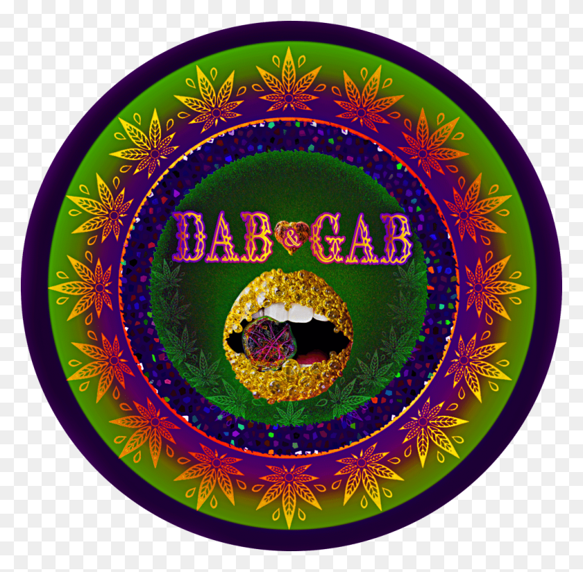 1024x1003 The Dab Amp Gab Episode Circle, Pattern, Purple, Fractal HD PNG Download