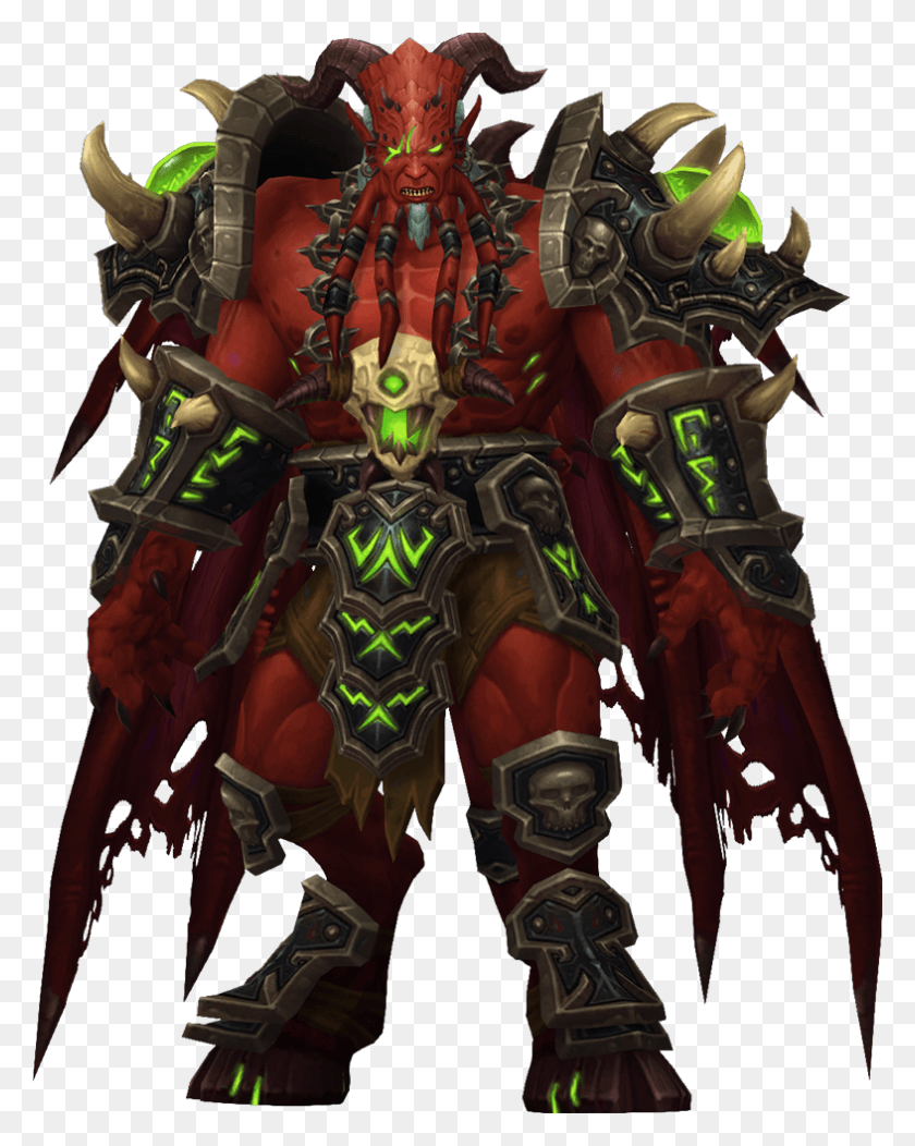 786x1000 El Engañador Kil Jaeden Wow Legion, World Of Warcraft, Caballero, Juguete Hd Png