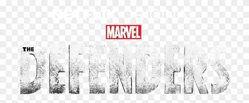 708x289 The Defenders Marvel Heroes 2015, Word, Label, Text HD PNG Download