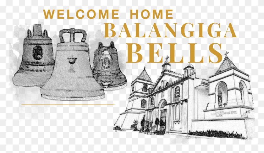 1122x615 The Diocese Of Borongan And The Parishioners Of St Welcoming Bells Of Balangiga, Cowbell HD PNG Download