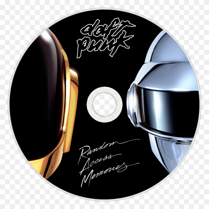 1000x1000 The Disc Cover Adopts The Same Image Used On The Front Daft Punk Random Access Memories Cd, Disk, Dvd, Text HD PNG Download
