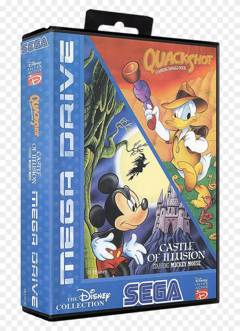 697x1097 The Disney Collection Castle Of Illusion Quackshot, Book, Comics, Text HD PNG Download