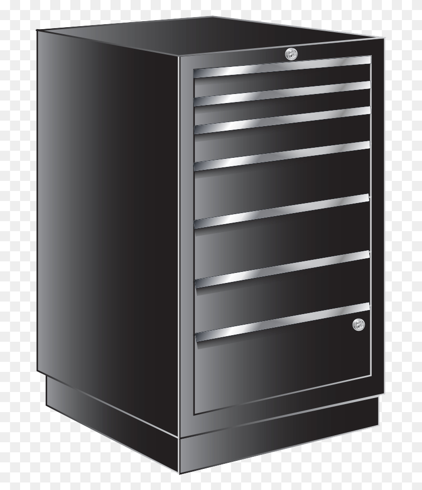 699x915 The Dms Cart Has Seven Locking Drawers Which Are Designed Filing Cabinet, Server, Hardware, Computer HD PNG Download