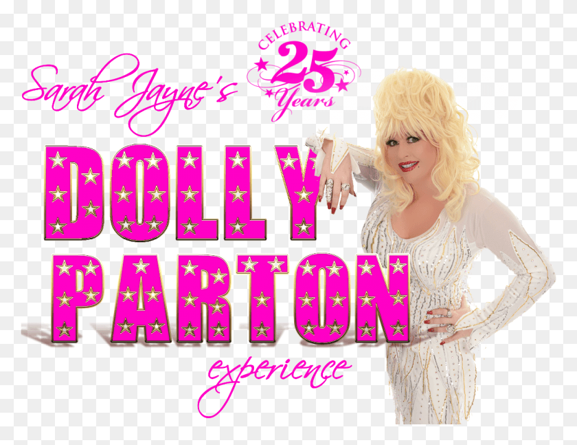 1113x838 The Dolly Parton Experience Frame 15 Years, Person, Human, Text HD PNG Download