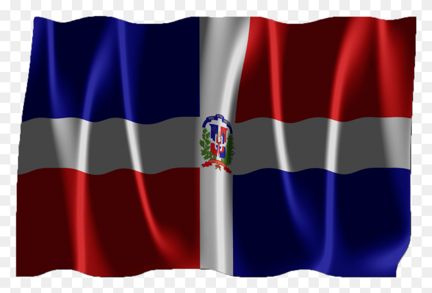 1241x813 The Dominican Flag Dominican Republic Flag Transparent, Symbol, Shower Curtain, Curtain HD PNG Download