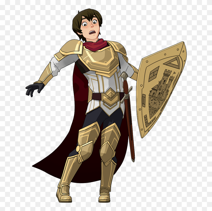 646x776 The Dragon Prince On Twitter Cape, Person, Human, Knight HD PNG Download
