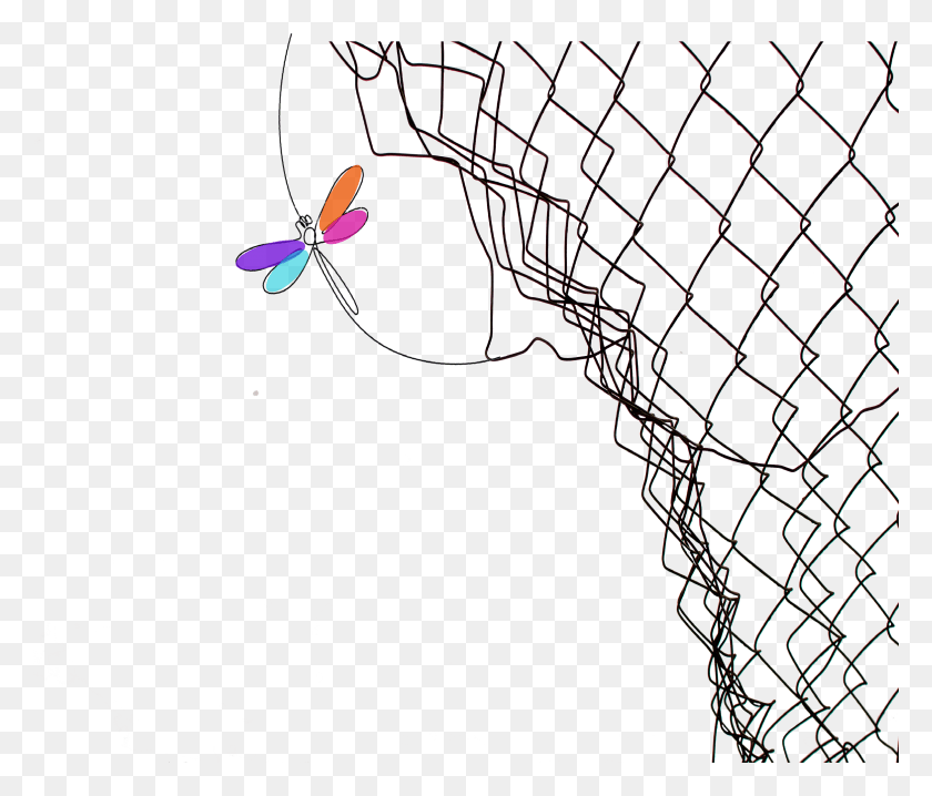 3822x3229 The Dragonfly Represents This Journey I Have Been On Old Chain Link Fence, Spider Web HD PNG Download