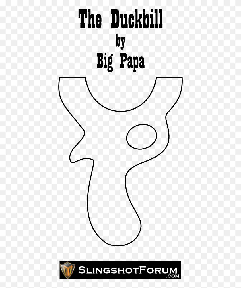 435x942 El Pico De Pato De Big Papa Handgun, Grey, World Of Warcraft Hd Png