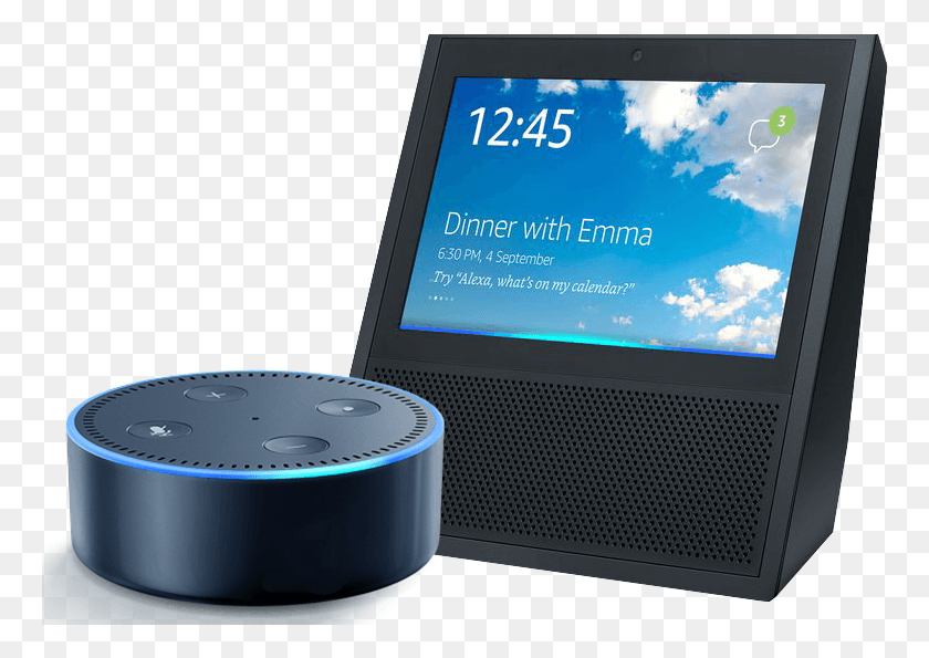 766x535 The Easiest Way To Build Apps For Amazon Alexa Amazon Echo Show, Electronics, Monitor, Screen HD PNG Download