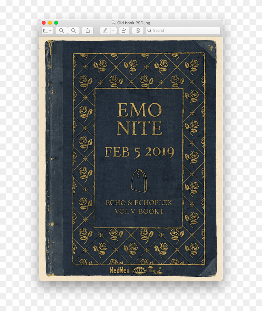 685x937 The Echoplex For Year 5 Nite Old Book Cover, Text, Diary, Rug HD PNG Download