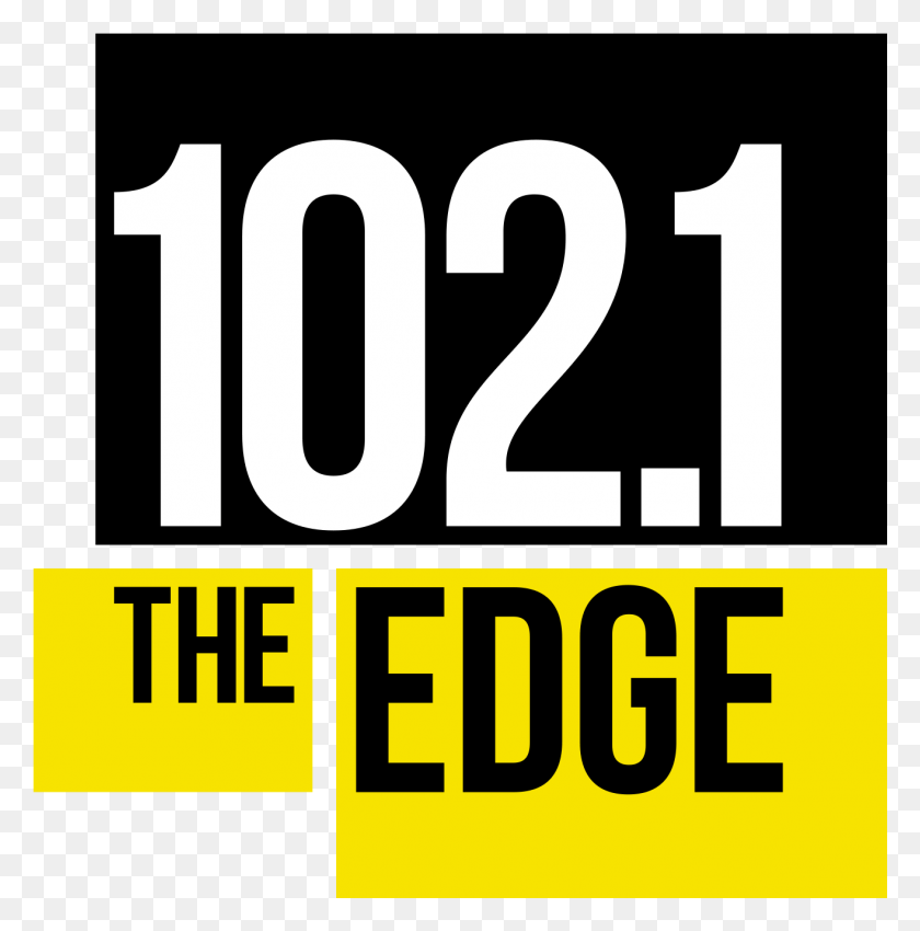 1315x1333 Descargar Png The Edge Logo 102.1 The Edge Logo, Número, Símbolo, Texto Hd Png