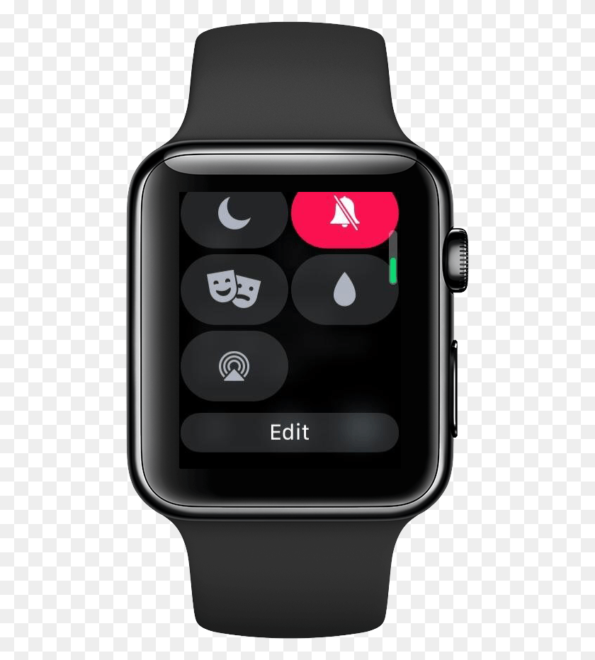 484x872 The Edit Button At The Bottom Of The Control Center Watch Os 5 Wifi, Mobile Phone, Phone, Electronics HD PNG Download