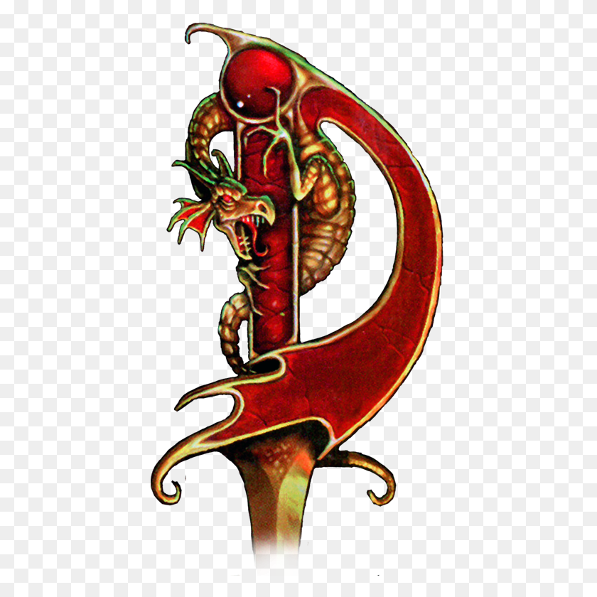 416x780 The Elder Scrolls Daggerfall Icon, Дракон Png Скачать