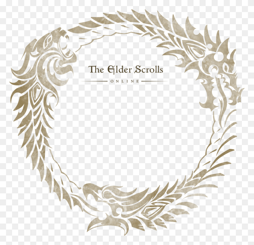 1001x964 The Elder Scrolls Online Drops Subscriptions In March Elder Scrolls Online Logo, Home Decor, Text, Label HD PNG Download