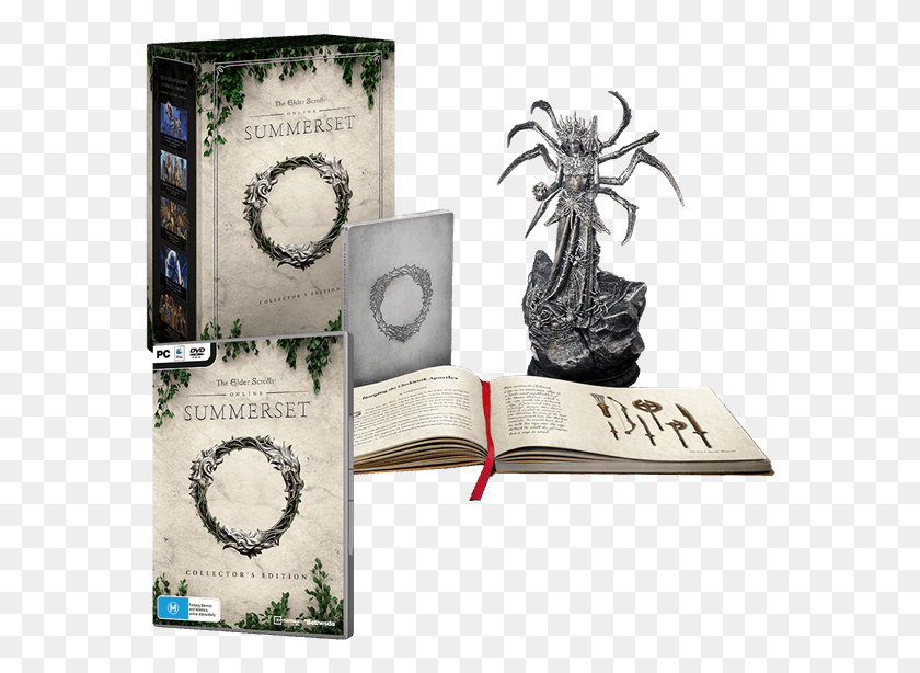 576x554 The Elder Scrolls Online Elder Scrolls Online Summerset Collector39S Издание, Книга, Плакат, Реклама Hd Png Скачать