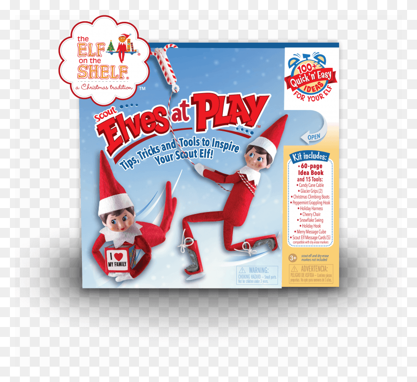 3000x2738 The Elf On The Shelf, Advertisement, Poster, Flyer HD PNG Download