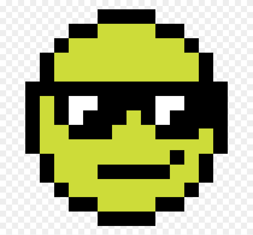 673x721 The Emoji Lit Emoji Pixel Art, First Aid, Pac Man HD PNG Download