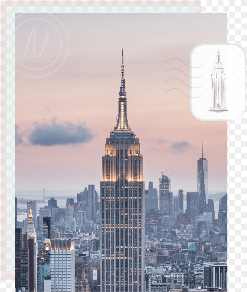 The Empire State Building Empire State Building, Architecture, City, Tower, Spire Transparent PNG