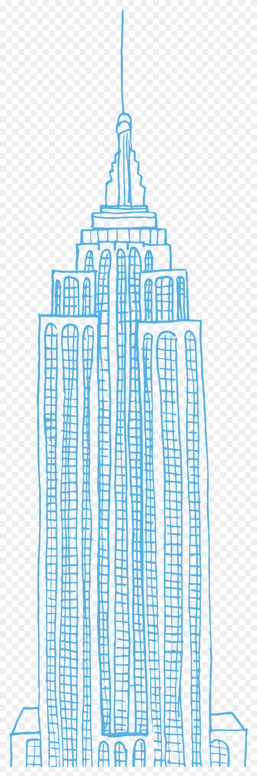 1037x3289 El Empire State Building Es Un Rascacielos De 102 Pisos, Ciudad, Urban, Ciudad Hd Png