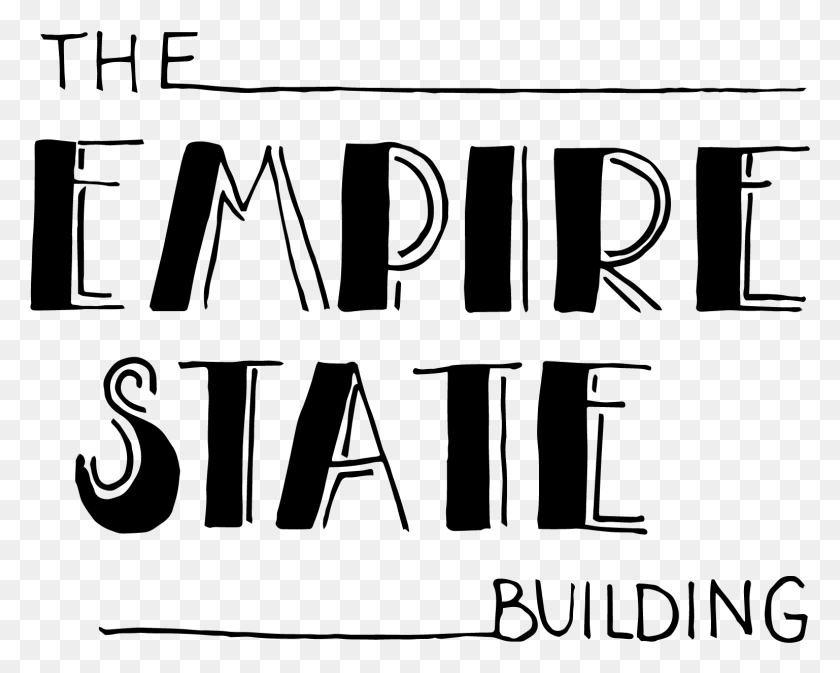 1537x1208 The Empire State Building Is A 102 Story Skyscraper Calligraphy, Gray, World Of Warcraft HD PNG Download