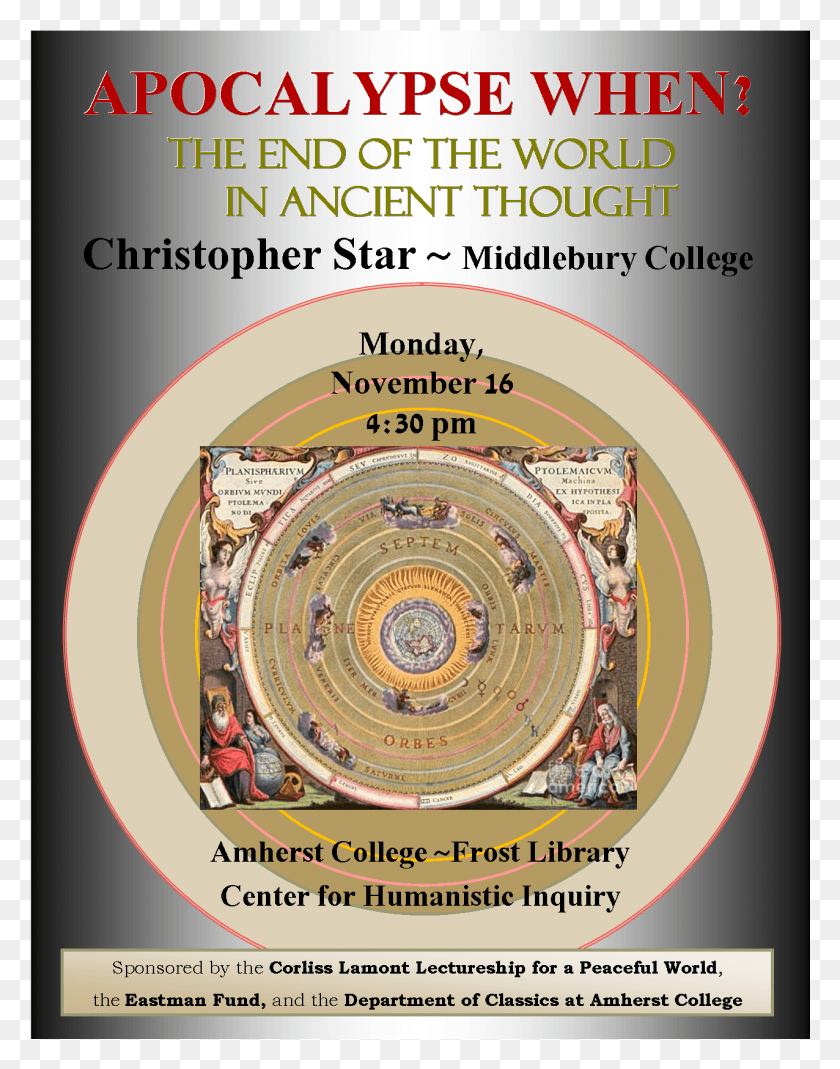 1276x1651 Descargar Png El Fin Del Mundo En El Pensamiento Antiguo Astronomia Na Idade Mdia, Cartel, Anuncio, Flyer Hd Png