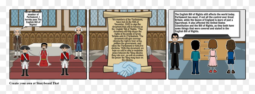 1145x367 The English Bill Of Rights Comic English Bill Or Rights Cartoon, Person, Human, Scroll HD PNG Download