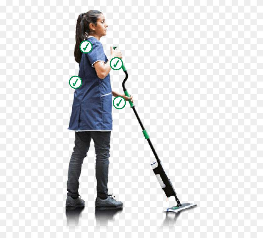 436x699 The Ergonomic Ergo Clean Floor Cleaning System Reduces Ergonomic Cleaning Products, Person, Human, Scooter HD PNG Download