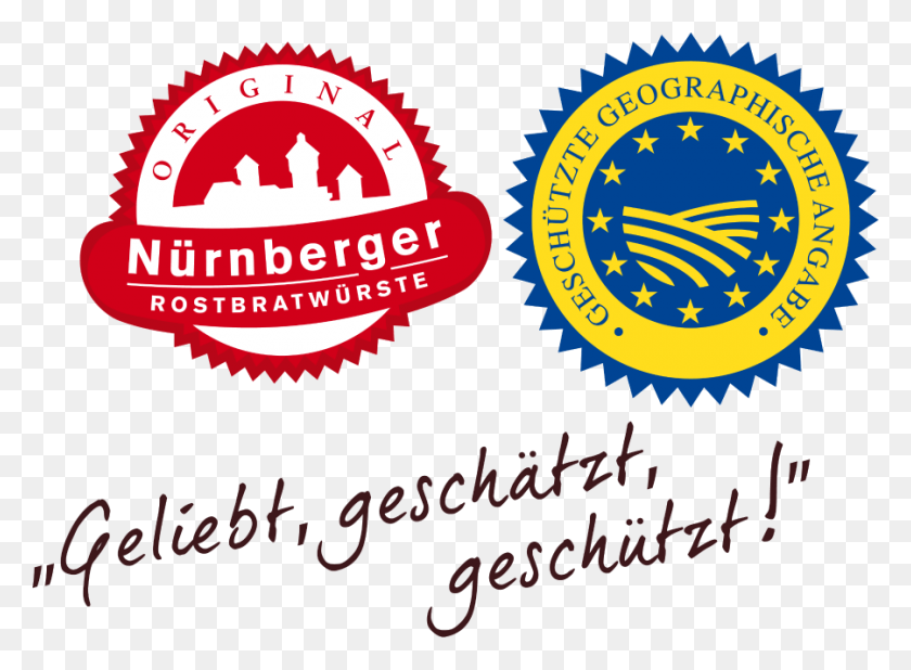 900x644 The European Union Awarded The Nuremberg Bratwurst Geographical Indications And Traditional Specialities, Label, Text, Poster HD PNG Download