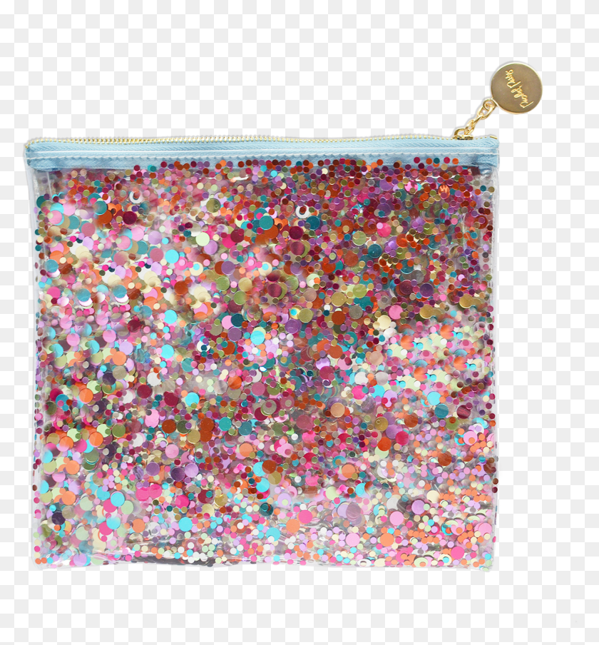 947x1025 The Everything Pouch Party Packs Confetti Pouch Confetti, Light, Rug, Glitter HD PNG Download