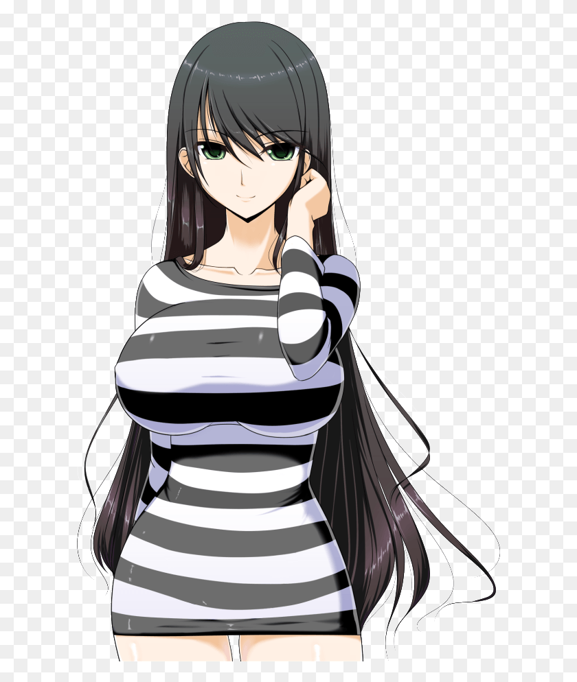 619x934 The Evil Within Cute Anime Girls With Black Hair, Manga, Comics, Book HD PNG Download
