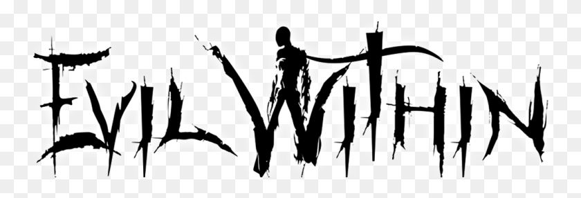 1053x307 The Evil Within Silhouette, Stencil, Person HD PNG Download