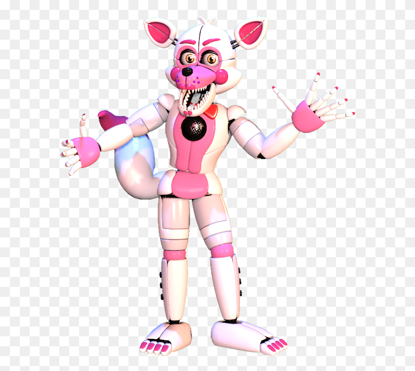 598x690 The Evolution Of My Funtime Foxy Full Body Images Funtime Cartoon, Costume, Person, Human HD PNG Download