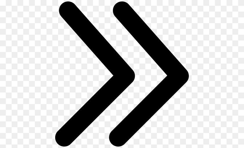 The Existing Account Has Double Arrows To The Right Back, Gray Clipart PNG