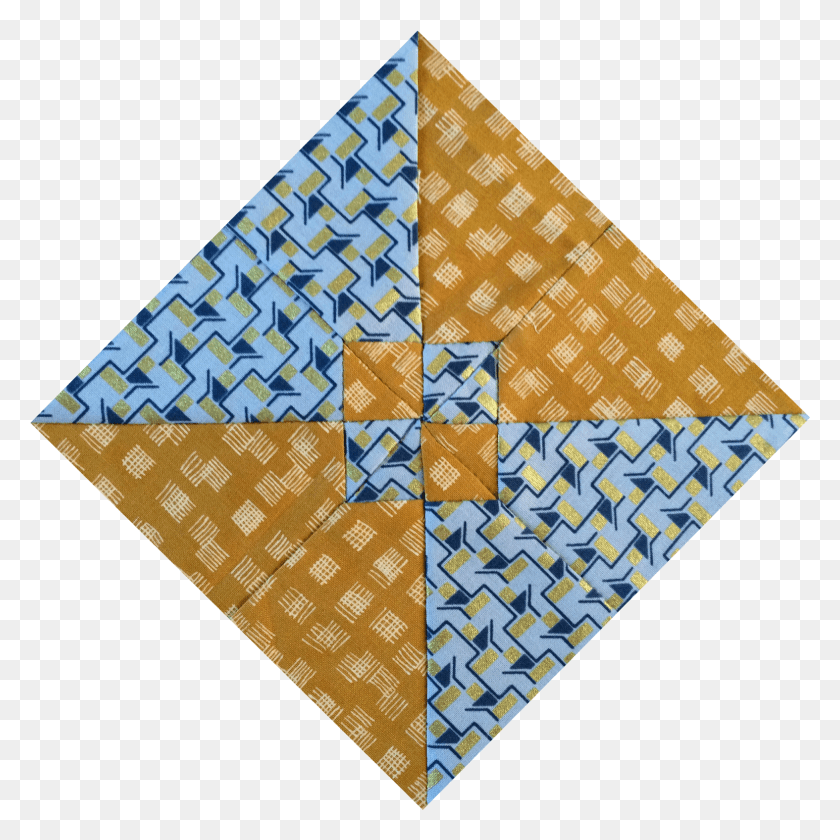 1575x1576 The Fabric Choices Were Easy For This One Because I Triangle, Rug, Napkin, Symbol HD PNG Download