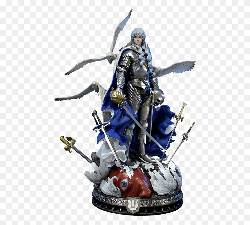 480x695 The Falcon Of Light Statue By Prime 1 Studio Figurine Berserk Zodd, Person, Human, Samurai HD PNG Download