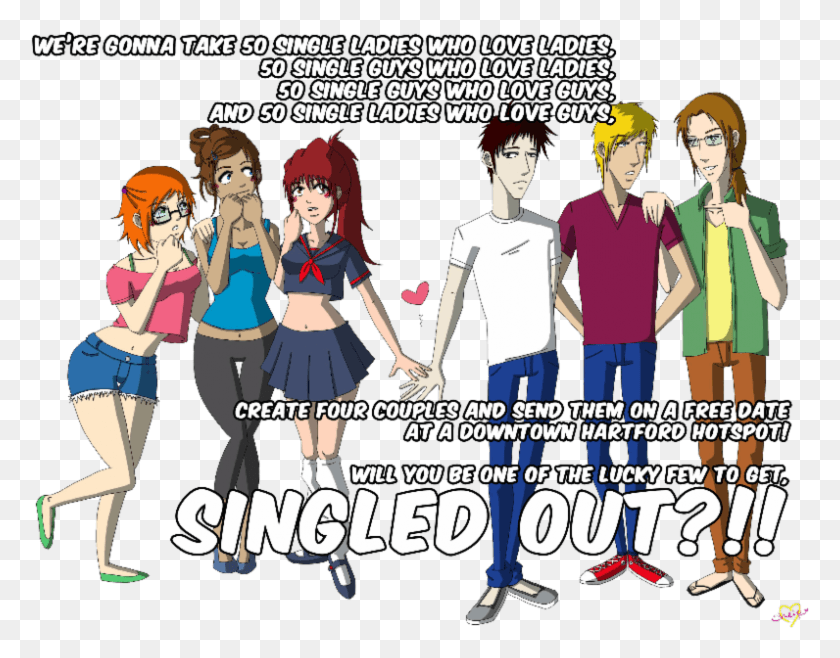 796x611 The Famous Dating Show From Mtv Will Be Re Created Cartoon, Person, Human, Comics HD PNG Download