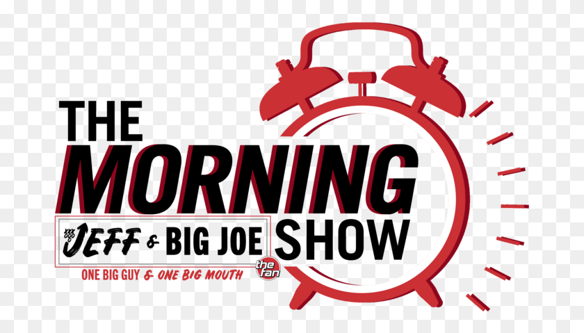 685x419 The Fan Morning Show With Jeff Amp Big Joe Logo Graphic Design, Alarm Clock, Clock, Text HD PNG Download