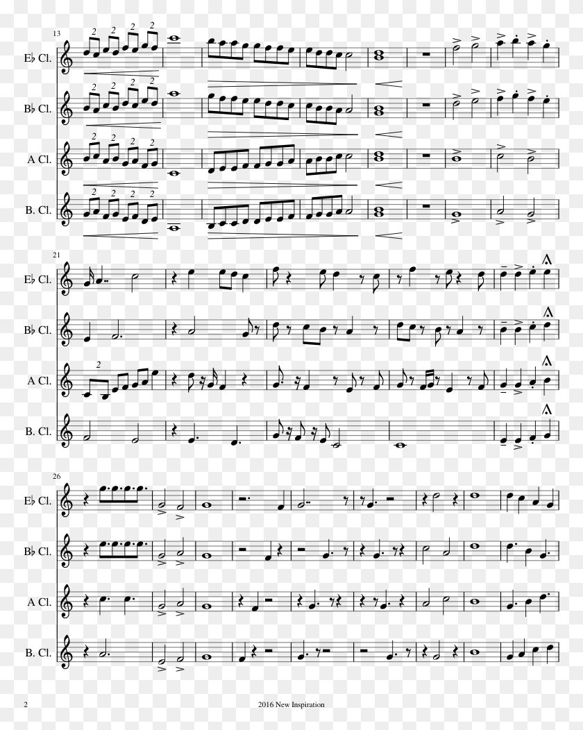 773x992 Los Cuatro Fantásticos Melodías De Clarinete, Los Cuatro Fantásticos, Melodías De Clarinete, Partitura, Violín Hd Png