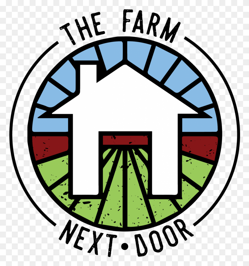 1038x1113 The Farm Next Door Is Situated On A Regular House Block, Logo, Symbol, Trademark HD PNG Download
