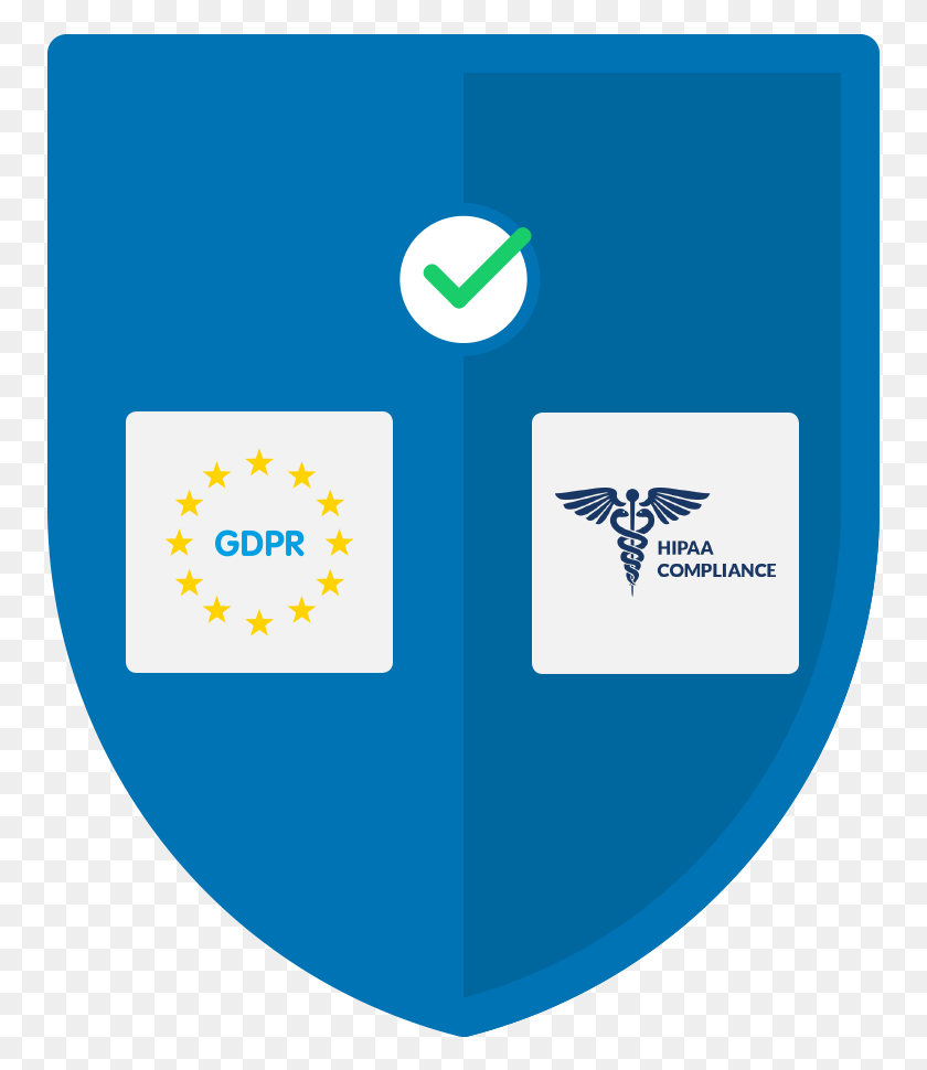 755x910 The Fax In The Days Of Gdpr Emblem, Armor, Shield, First Aid HD PNG Download