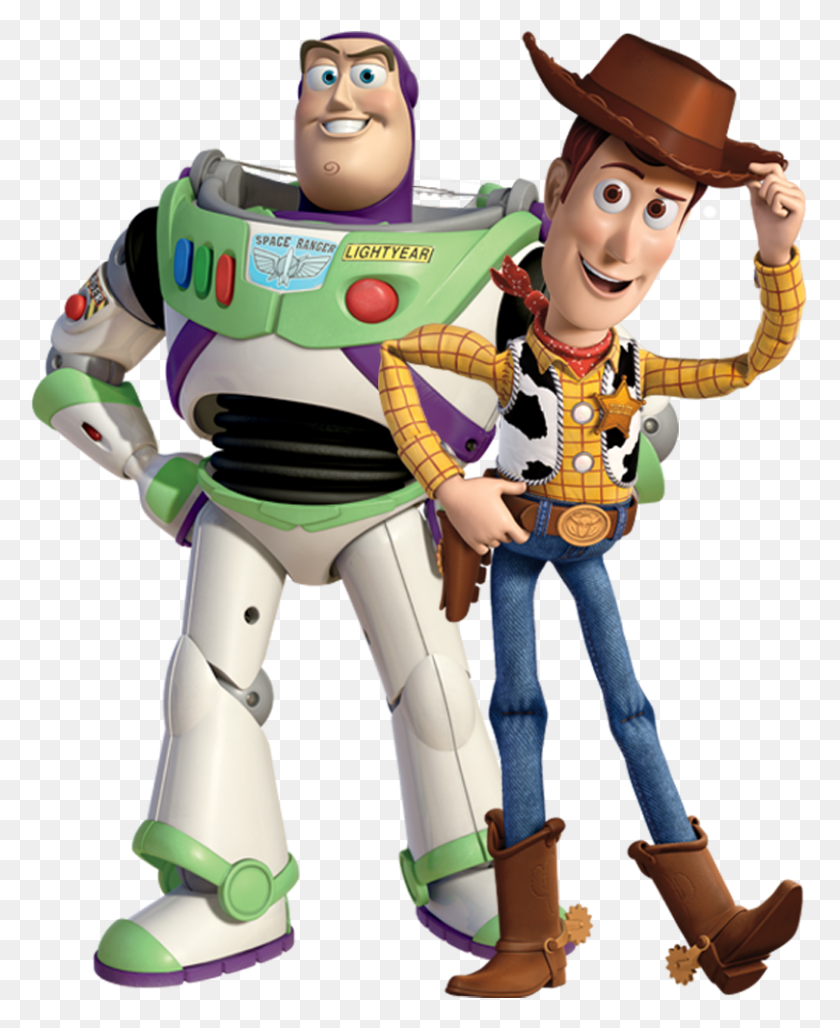 809x1005 The Film Received Three Academy Award Nominations Woody And Buzz Friends, Hat, Clothing, Apparel HD PNG Download